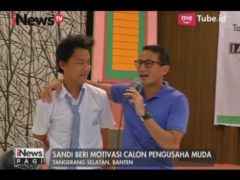 Sandiaga Uno Berikan Motivasi Bagi Calon Pengusaha Muda di SMA Al Azhar - iNews Pagi 27/04