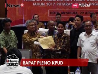 Descargar video: Rapat Pleno KPUD DKI Jakarta Memastikan Keunggulan Paslon Anies Sandi - iNews Malam 29/04