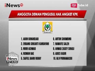 Ini Dia Beberapa Anggota Dewan yang Mengusulkan Hak Angket - iNews Petang 29/04