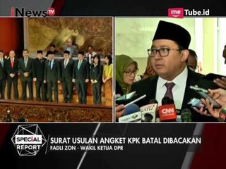 Surat Usulan Hak Angket KPK Batal Dibacakan - Special Report 27/04