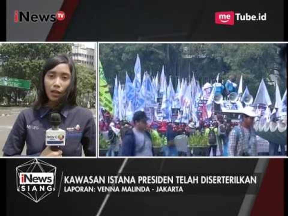 Live Report: Kondisi Massa Buruh di Depan Istana Merdeka - iNews Siang 01/05