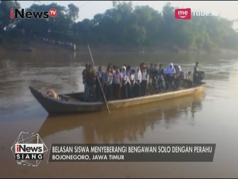Puluhan Siswa Menyeberangi Sungai Untuk Mengikuti UN di Sekolah - iNews Siang 03/05