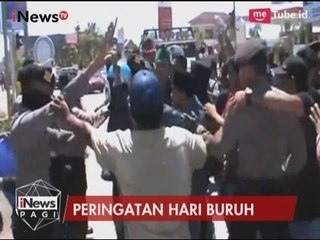 Aksi Ricuh Saling Dorong Mahasiswa & Polisi Nodai Hari Penyampaian Aspirasi Buruh - iNews Pagi 02/05