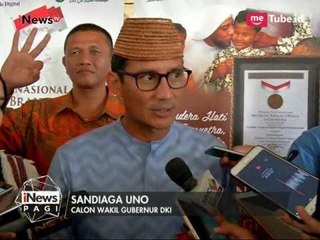 Sandiaga Uno Berikan Bantuan Al-Quran Braile Untuk Penyandang Tunanetra - iNews Pagi 05/05