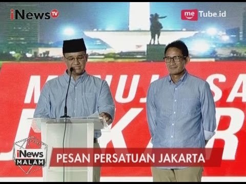 Video Full Anies Baswedan Sampaikan Pidato Dalam Acara Pesan Persatuan Jakarta - iNews Malam 05/05