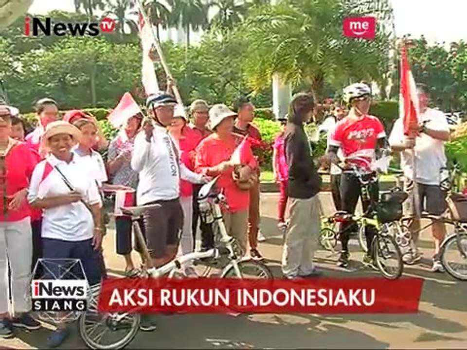 Beberapa Warga Menggelar Aksi Rukun Indonesiaku di Patung Kuda Monas - iNews Siang 06/05
