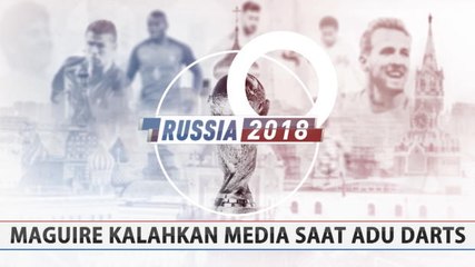 Maguire Kalahkan Media Dalam Adu Darts