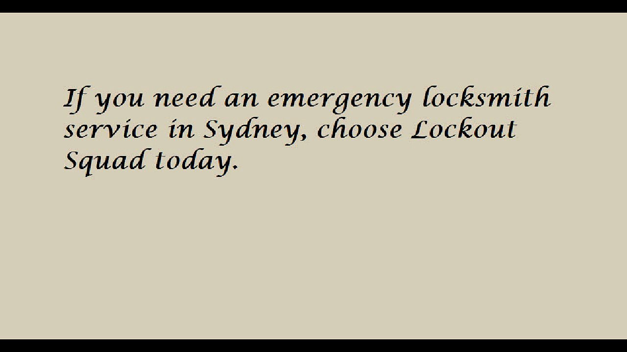Lockout Squad Locksmiths