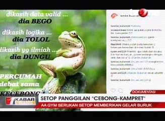 Sejarah Istilah Cebong dan Kampret