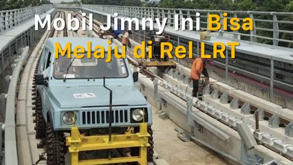 Hebat! Mobil Ini Bisa Melaju di Atas Rel