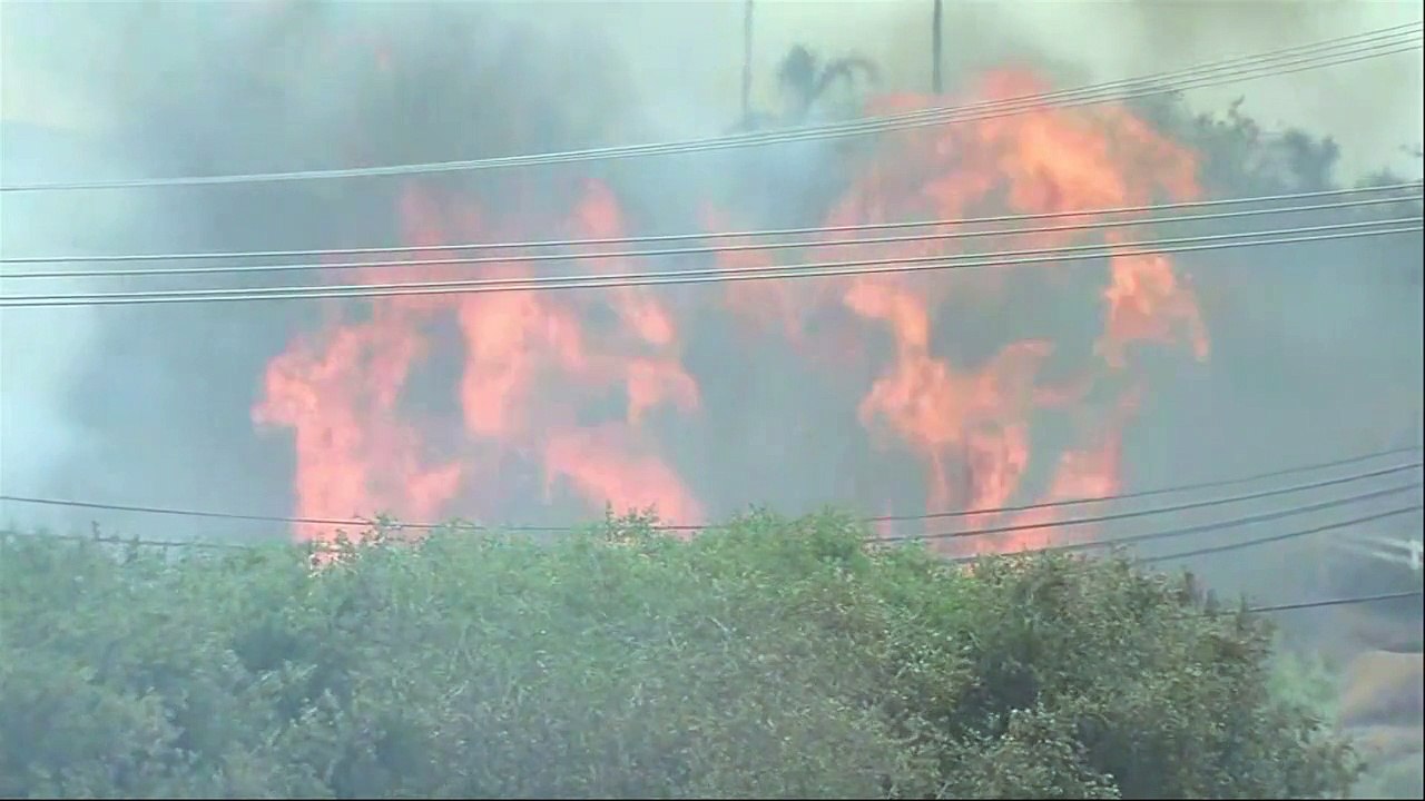 Fast Moving Wildfires Burning In San Diego