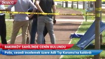 Bakırköy'de sahilinde cenin bulundu