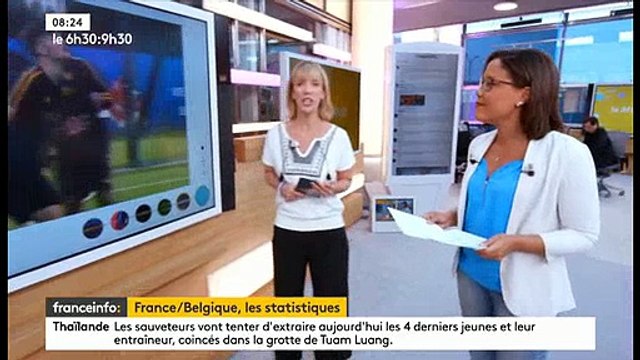 Allez les bleus ! Ce n'est pas la première fois que la France et la Belgique se rencontrent lors d'un match de foot - Découvrez les statistiques des deux équipes - VIDEO