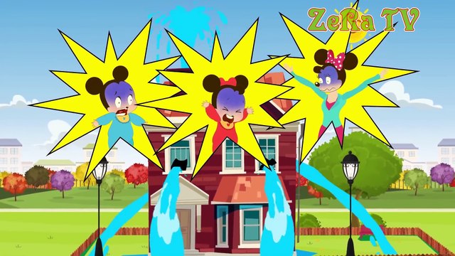 Mickey Mouse & Minnie Mouse Learn Colors Funny Story! Daddy Finger Cartoon for Kids