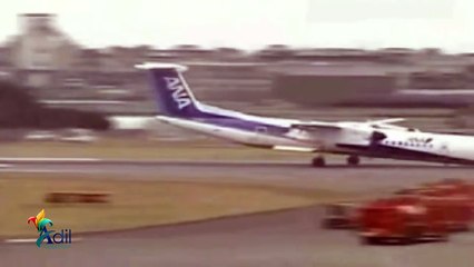 Stupid landing aircraft Boeing 747 08