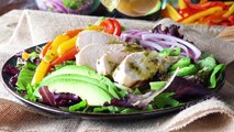 You will LOVE this simple grilled chicken salad with a citrusy dressing!WRITTEN RECIPE: