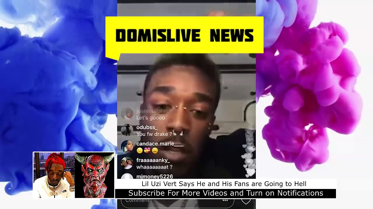 Lil Uzi Vert Says His Fans are Going to Hell Along with Him