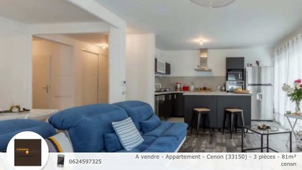 A vendre - Appartement - Cenon (33150) - 3 pièces - 81m²