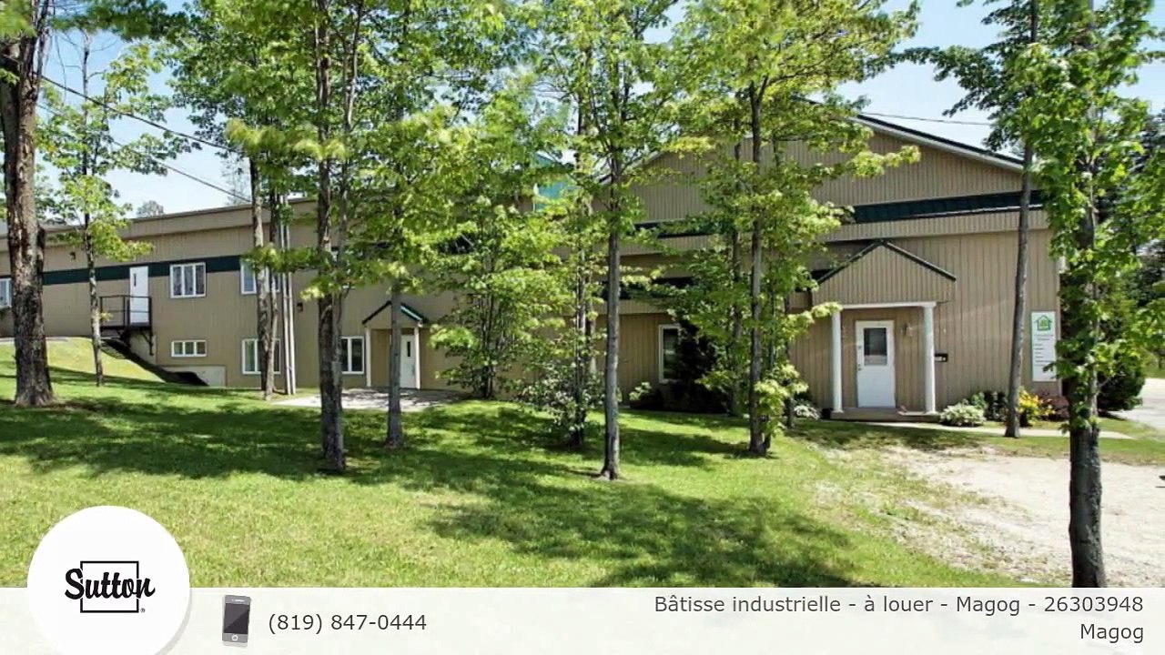 Bâtisse industrielle - à louer - Magog - 26303948