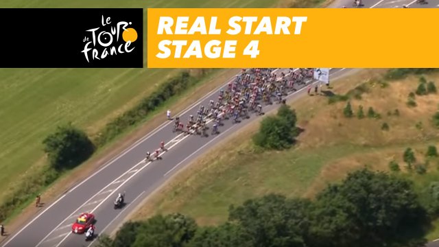 Départ réel / Real start - Étape 4 / Stage 4 - Tour de France 2018