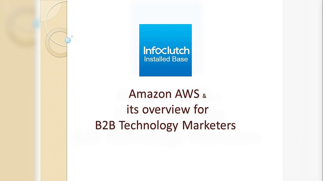 AWS Customers List for B2B Technology Marketers