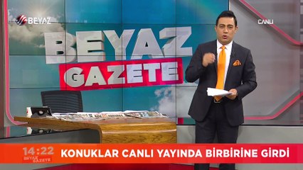 Konuklar canlı yayında birbirine girdi