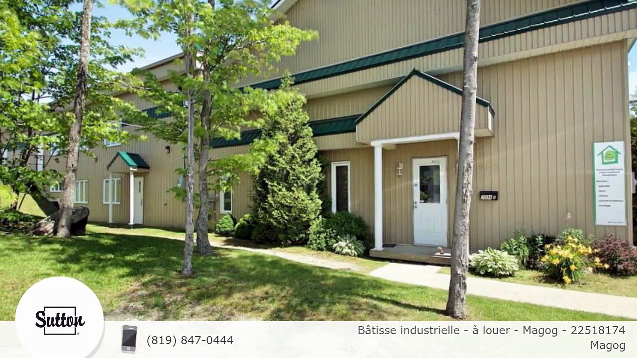 Bâtisse industrielle - à louer - Magog - 22518174