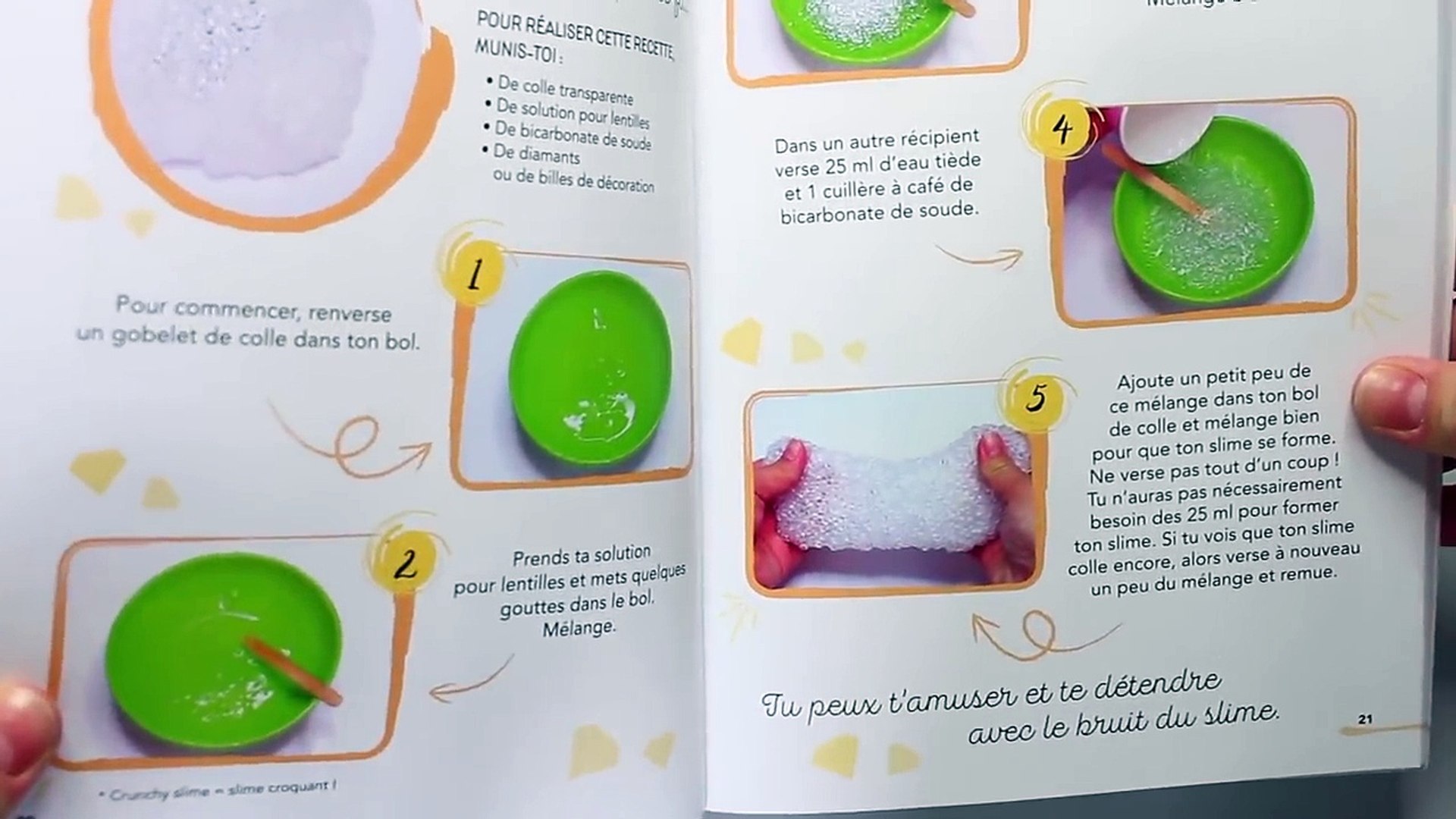 Recettes Livre Slime Slimes Originaux Reva Ytb