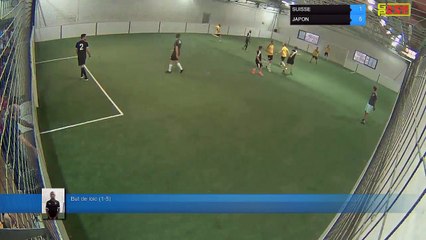 But de loic (1-5) - SUISSE Vs JAPON - 09/07/18 22:40 - PHASE FINALE CDM 2018 - Poitiers Game Parc