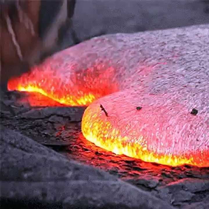 Magma being stepped on
