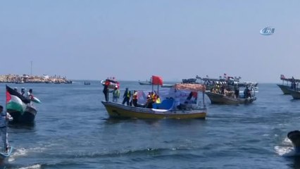 Descargar video: Gazze'den İsrail'in Deniz Ablukasını Kırmak İçin İkinci Teşebbüs