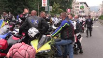 Yüzlerce motosikletli Srebrenitsa yolunda - SARAYBOSNA