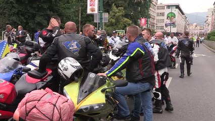 Yüzlerce motosikletli Srebrenitsa yolunda - SARAYBOSNA