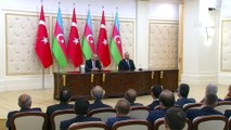 Türkiye Cumhurbaşkanı Erdoğan: 'İkili ticaret hacminde hedefimiz mevcut rakamı 2'ye, 3'e katlamak' - BAKÜ