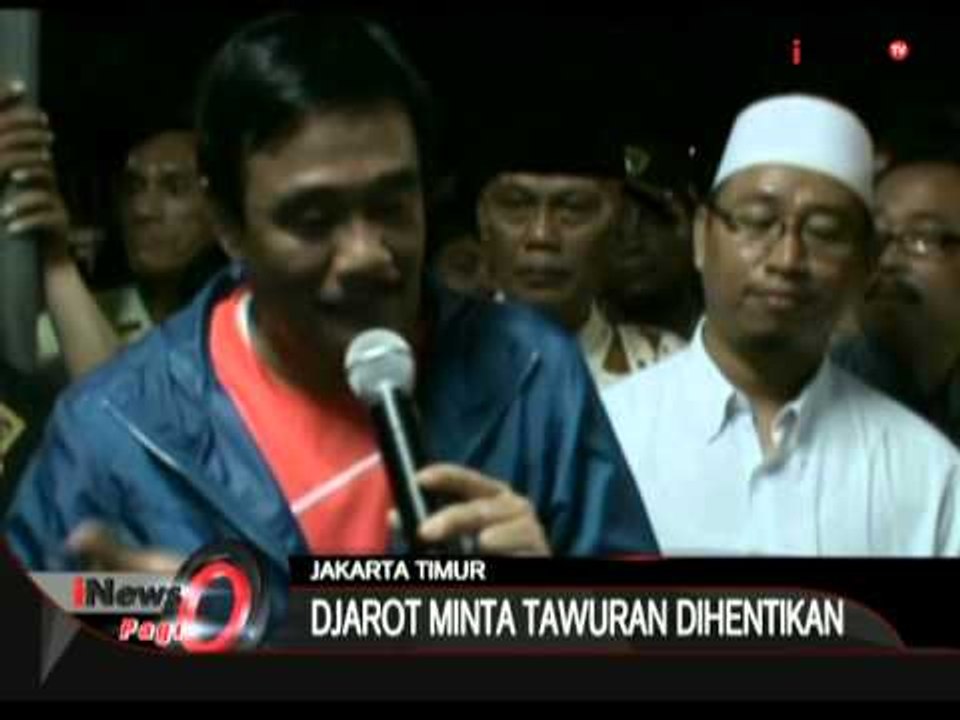 Wagub DKI Syaiful Djarot Damaikan Tawuran Warga Jakarta Timur - iNews Pagi 21/06