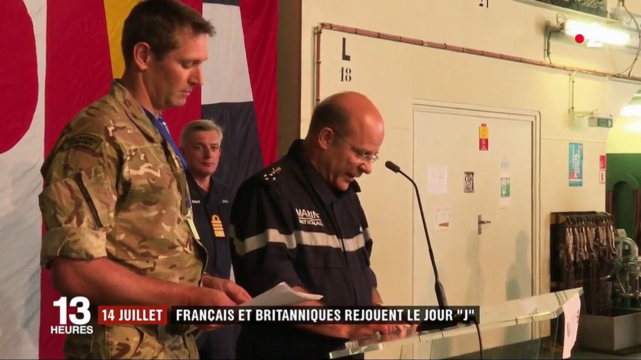 14 juillet : Français et Britanniques rejouent le jour "J"