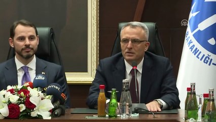 Maliye ve Hazine Bakanlığında devir teslim (1) - ANKARA