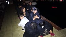 Çanakkale Lastik Botları Su Alan 38 Kaçak Göçmeni Sahil Güvenlik Kurtardı Hd