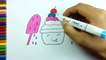Learn Colors with Ice Cream for Children, Toddlers - Learn Colours for Kids with Ice Cream