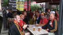 Le coin des supporters - L'ambiance monte avant France-Belgique