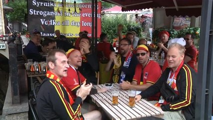 Le coin des supporters - L'ambiance monte avant France-Belgique