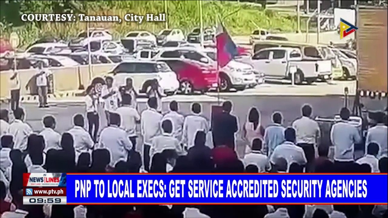 NEWS | PNP to local execs: Get service accredited security agencies