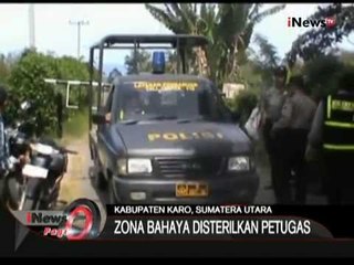 Sinabung Kembali Muntahkan Awan Panas, Petugas Sterilisasi Zona Bahaya - iNews Pagi 23/06