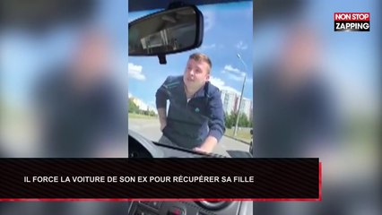 Russie : Fou de rage, un père force la voiture de son ex pour récupérer sa fille (Vidéo)