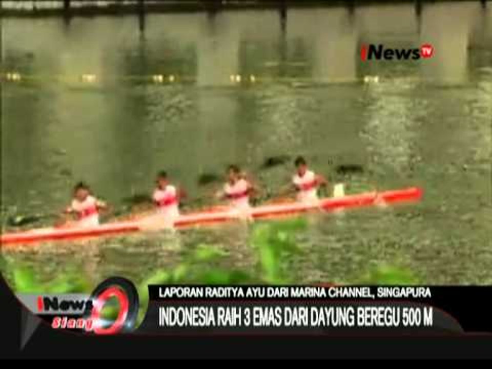 Live Report: Dayung Beregu 500 Meter Sumbang 3 Emas Dalam Sea Games Singapura - iNews Siang 11/06
