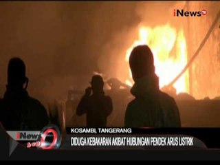 Download Video: Pabrik Tiner Di Tangerang Meledak, 17 Unit Damkar Dikerahkan - iNews Pagi 14/06