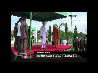 Dua Penjudi Dikenakan Hukuman Cambuk Oleh Pengadilan Syariah Aceh - iNews Pagi 12/06
