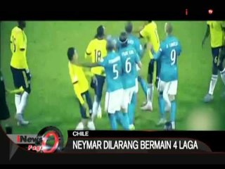Aksi Tidak Sportif Dilaga Copa Amerika, Neymar Dilarang Bermain Di 4 Laga - iNews Pagi 22/06