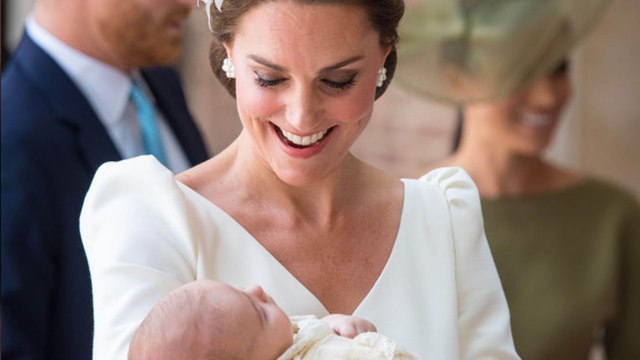 The Royal Family Was All Smiles At Prince Louis’ Christening