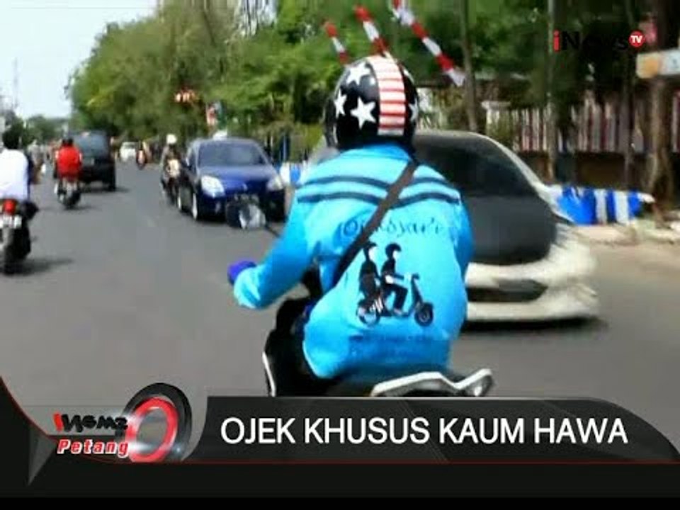 Ojek Khusus Kaum Hawa Di Surabaya, Jawa Timur - iNews Petang 14/08